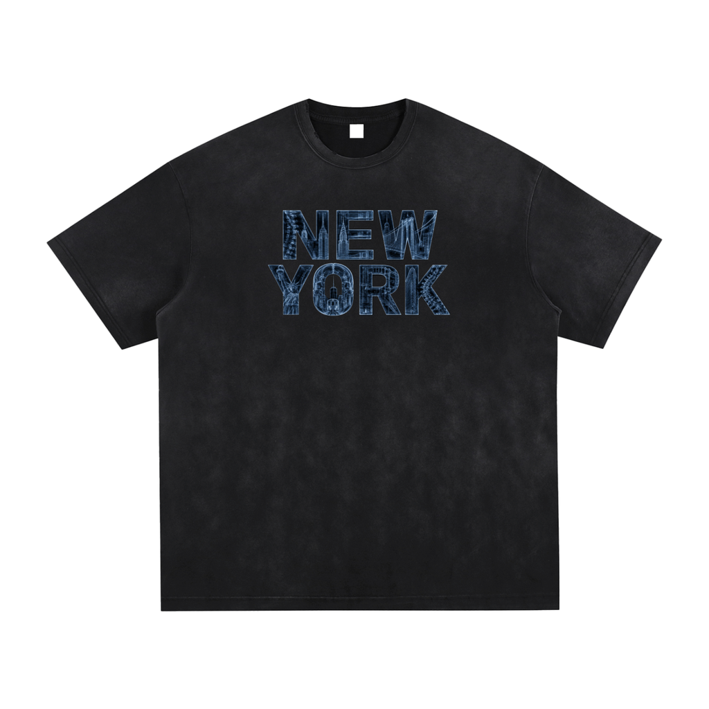 Vintage Washed Hand-Frayed T-Shirt