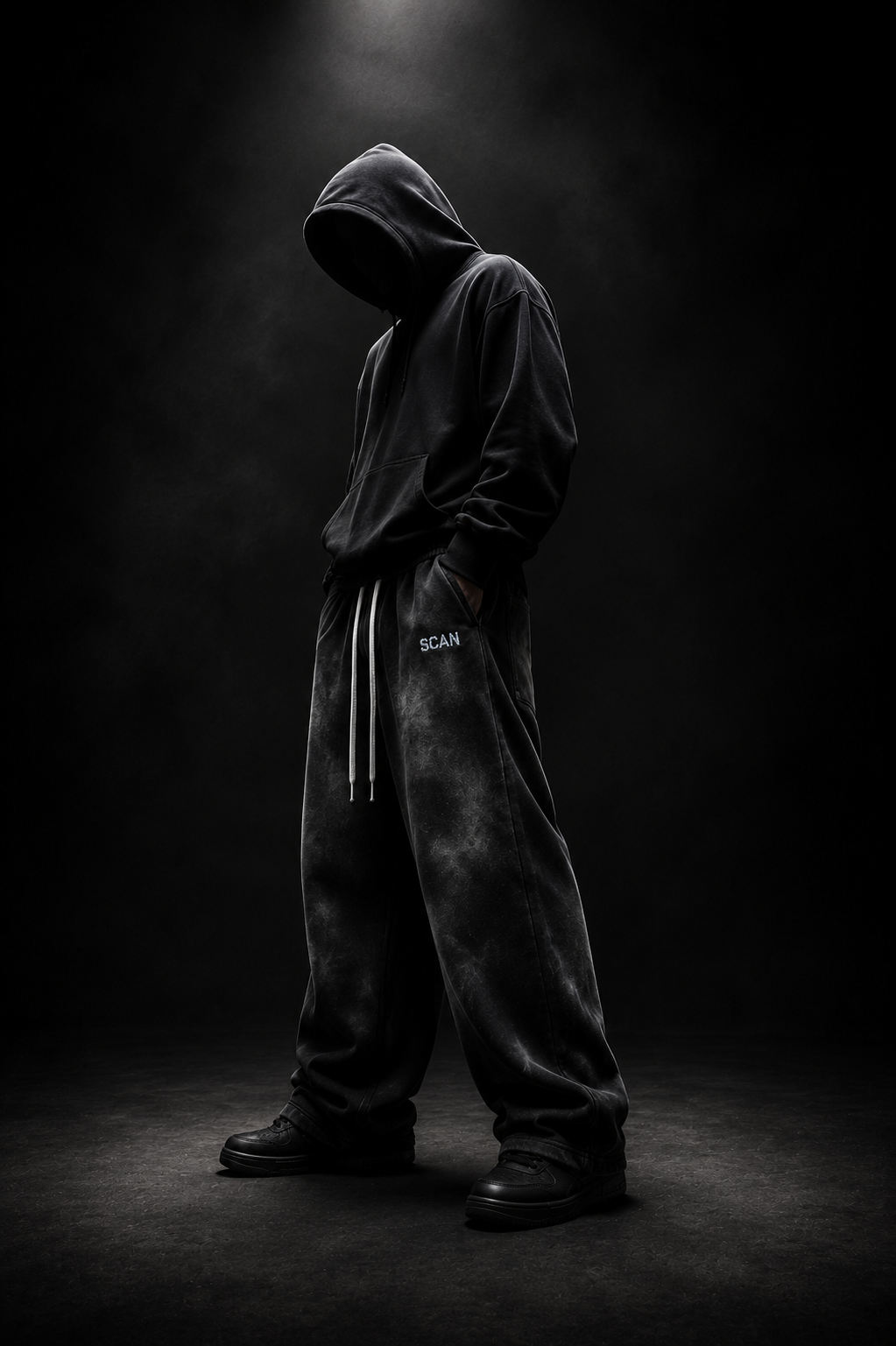 Unisex Sunfade Wide Leg Fleece Sweatpants